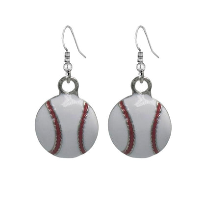 Rhinestone Football & Rugby Earrings for Women - Sparkling Sports Fan Dangle Drop Stud Earrings