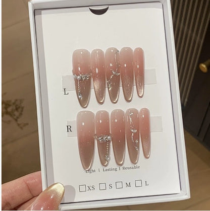0995- Handmade press on nails fake nails removable