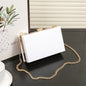 Acrylic Women's Bags, Small Square Bags, Transparent Box Bags, Dinner Bags.