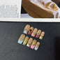 Press on Nails pure handcrafted design smudge patch Press on Nails nail piece advanced sense batch