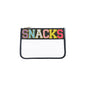 PVC transparent storage bag, embroidered letter cosmetic bag, wash storage towel embroidered file bag 2pcs,