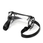 PVC waterproof drum crossbody bag, Transparent small crossbody bag,