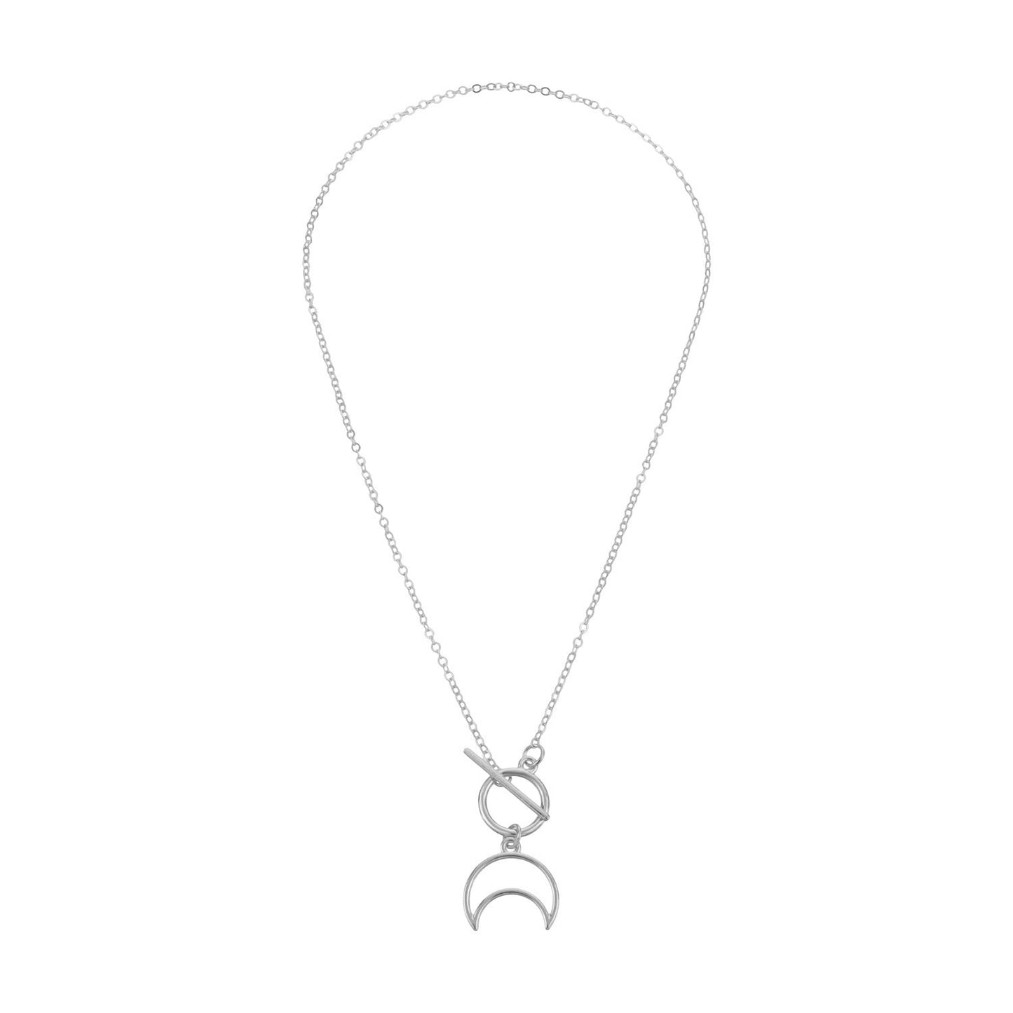 Moon Shape Pendant Necklace
