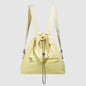 Yellow Drawstring Backpack Purse – Travel Large Capacity Backpack for Students Shoulder Handbag