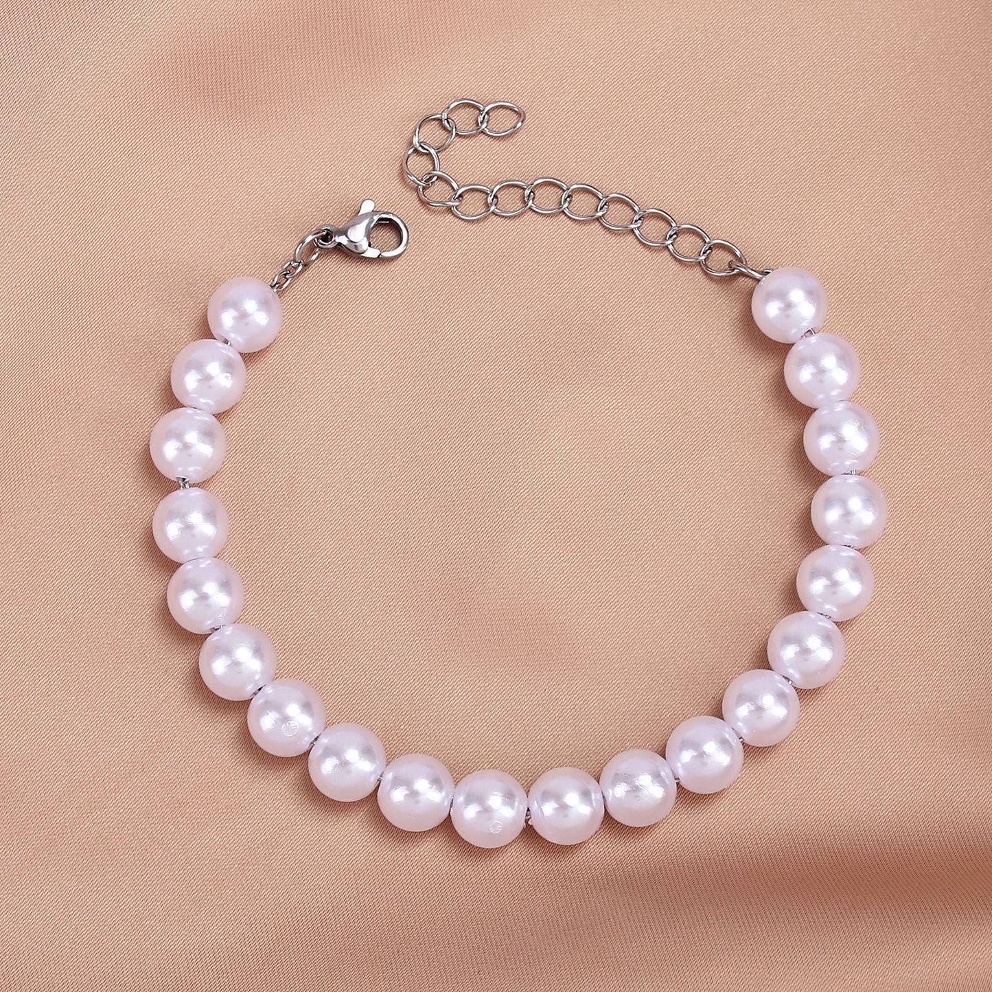 Beauty Pearl Beads Chain bracelet