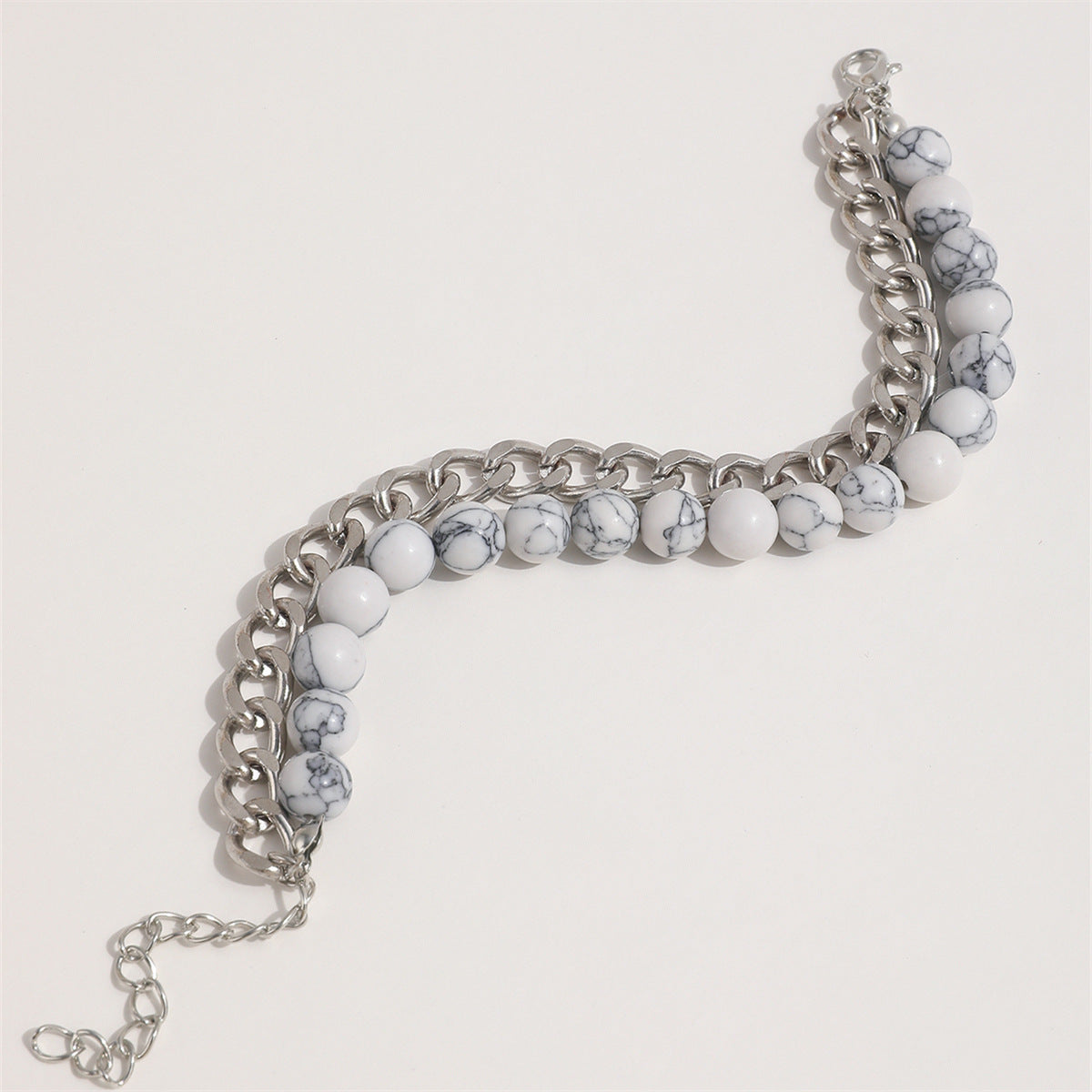 Natural Gemstone Round Beaded Bracelet