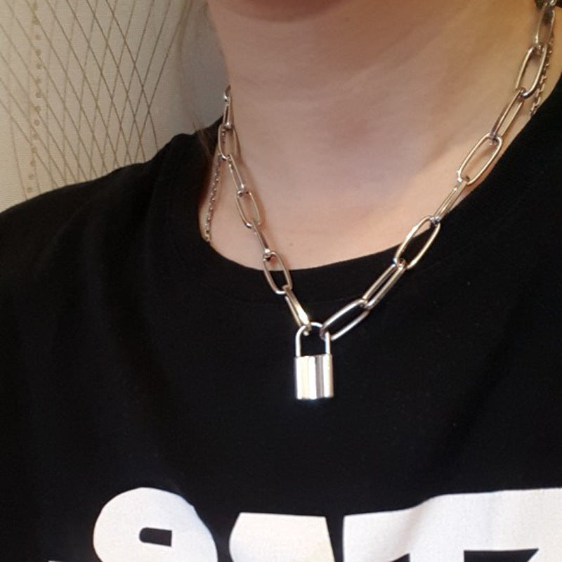 Popular Lock Chain Necklace