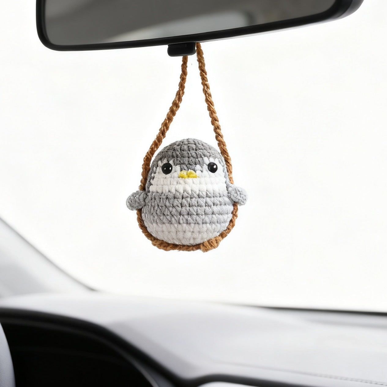 Car plant pendant Car decoration Rearview mirror pendant Creative wool in the car