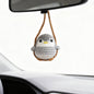Car plant pendant Car decoration Rearview mirror pendant Creative wool in the car