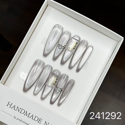 1028- Handmade press on nails fake nails removable