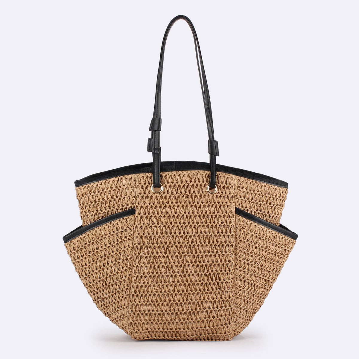 Handwoven Large Tote – Designer Beach Bag, Daily Casual Vacation Purse, Versatile Women's Accessory