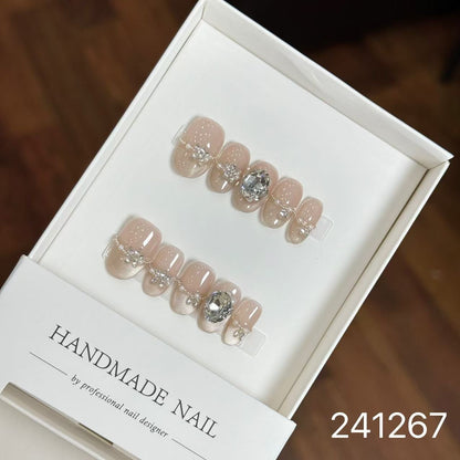 1028- Handmade press on nails fake nails removable