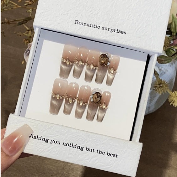 1034- Handmade press on nails fake nails removable