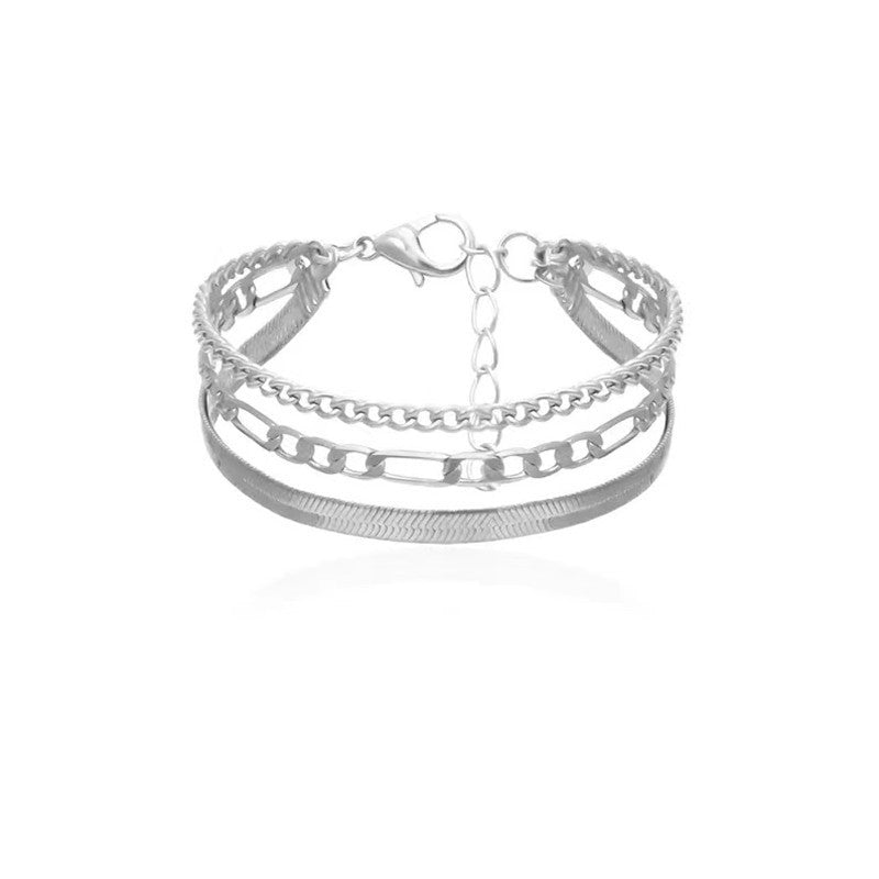 Multilayer Chain Bracelet