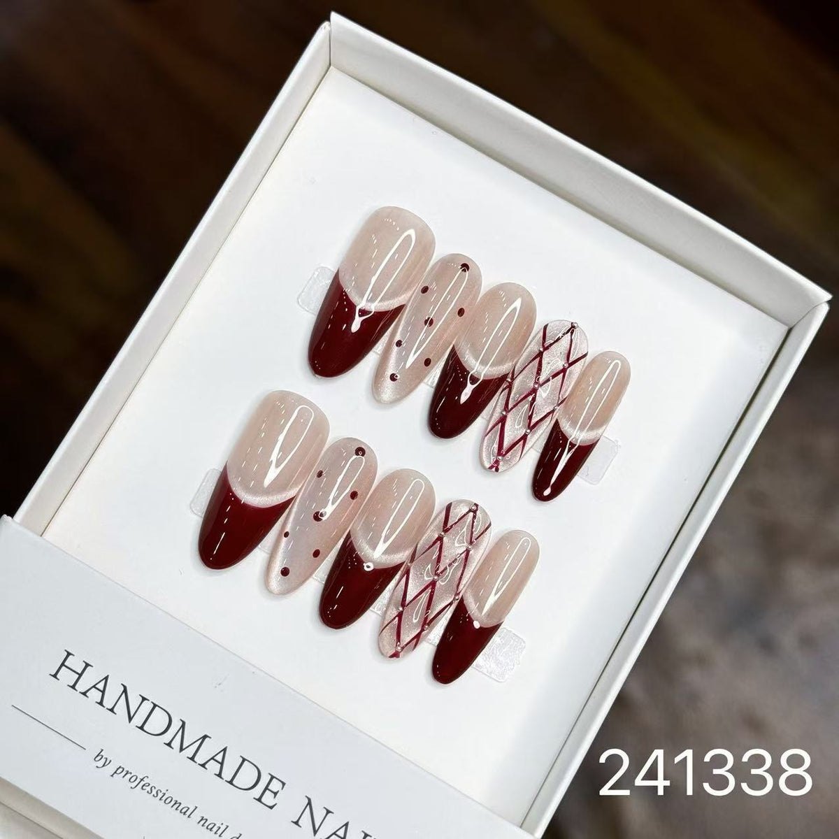 1028- Handmade press on nails fake nails removable