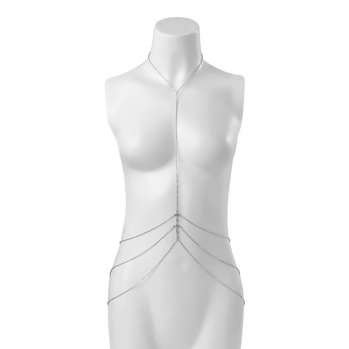 Sexy Multilayer Star Pendant Tassels Handmade Body Chain