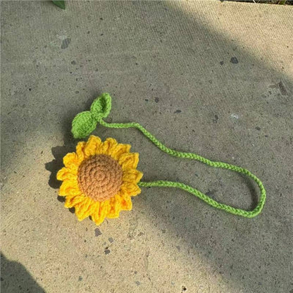 Car plant pendant Car decoration Rearview mirror pendant Creative wool in the car