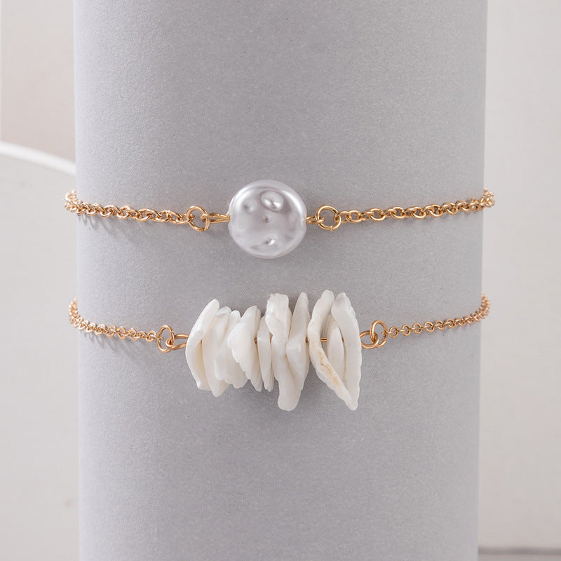 Summer Beach Jewelry Bohemia Chain Anklet Sets