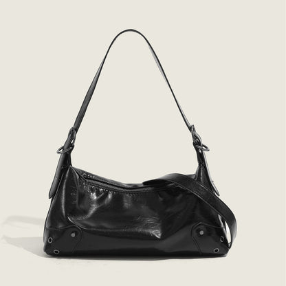 Design female small hobo bag, autumn and winter armpit bag, versatile shoulder crossbody bag female