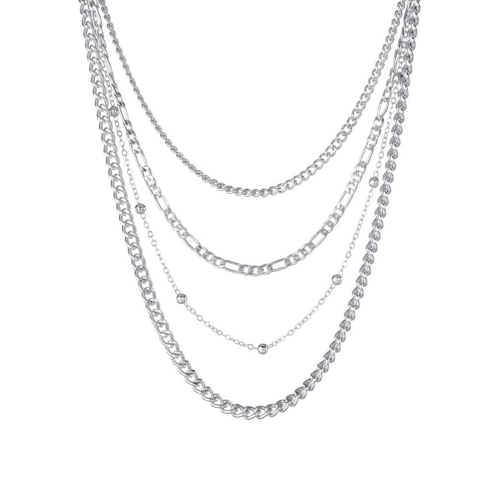 Cute Layered Chain Choker Necklace