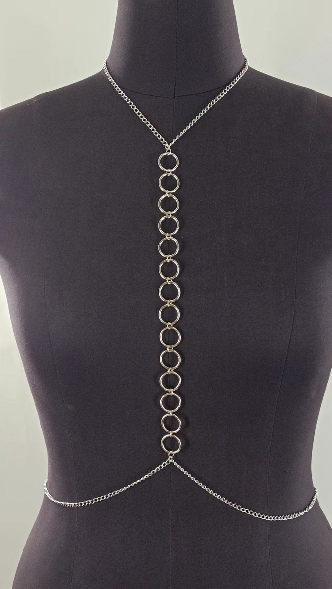 Sexy Layered Waist Chain Bikini Bra Chain Body Jewelry