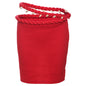 Wind summer fashion creative street sexy babes sleeveless navel knitted skirt set
