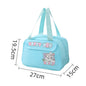Cute lunch bag, lunch box bag waterproof, student lunch bag, cartoon picnic camping thermal insulation bag