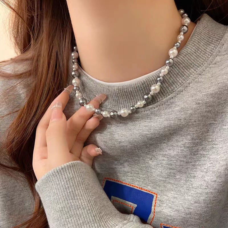 Pearl Beads Fashion Vintage Style Necklace