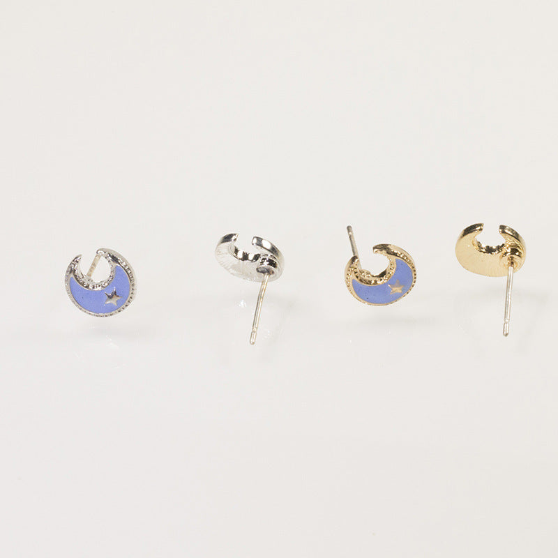 Moon Star Earrings Jewelry