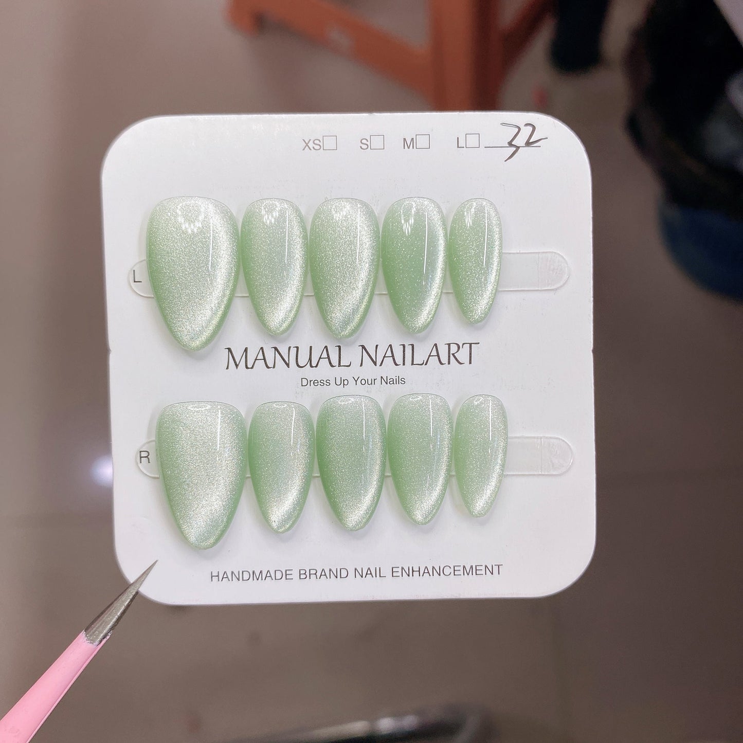 1027- Handmade press on nails fake nails removable