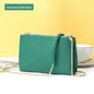 Genuine Leather simple shoulder bag women, stylish large capacity bag, tote purse double zipper, leather chain bag