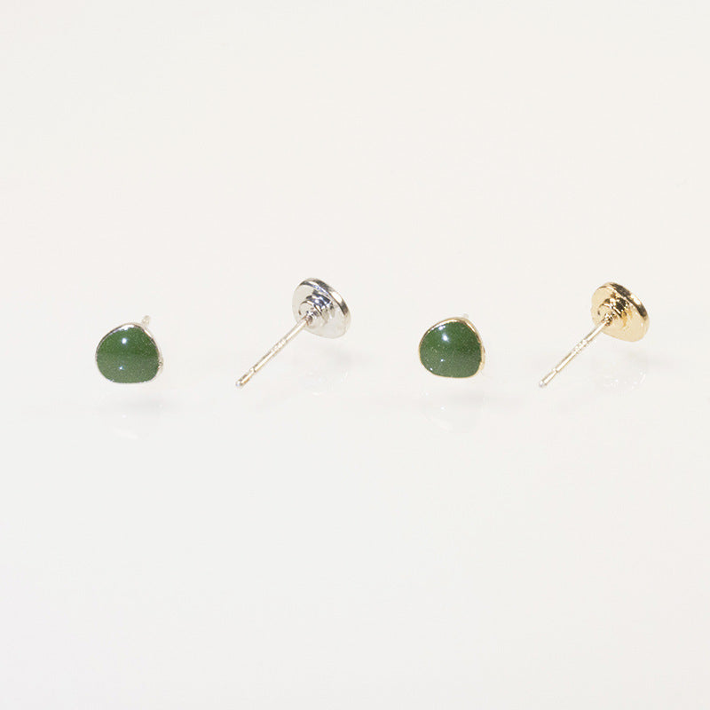 Cabbage coconut tree stud earrings set