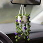 Car plant pendant Car decoration Rearview mirror pendant Creative wool in the car