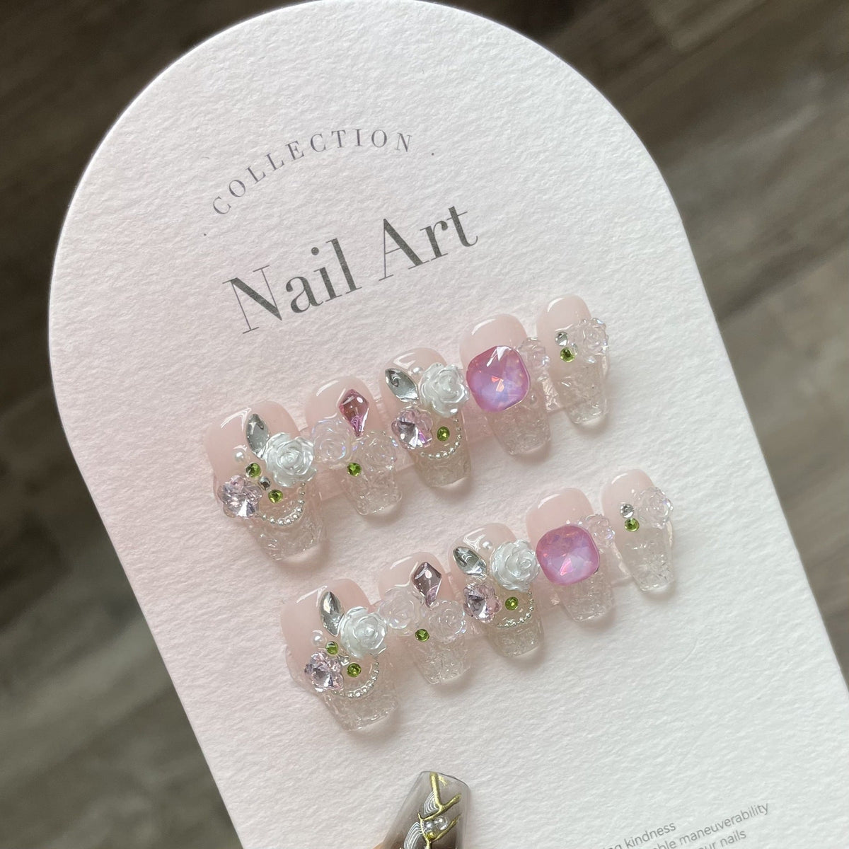 1022- Handmade press on nails fake nails removable