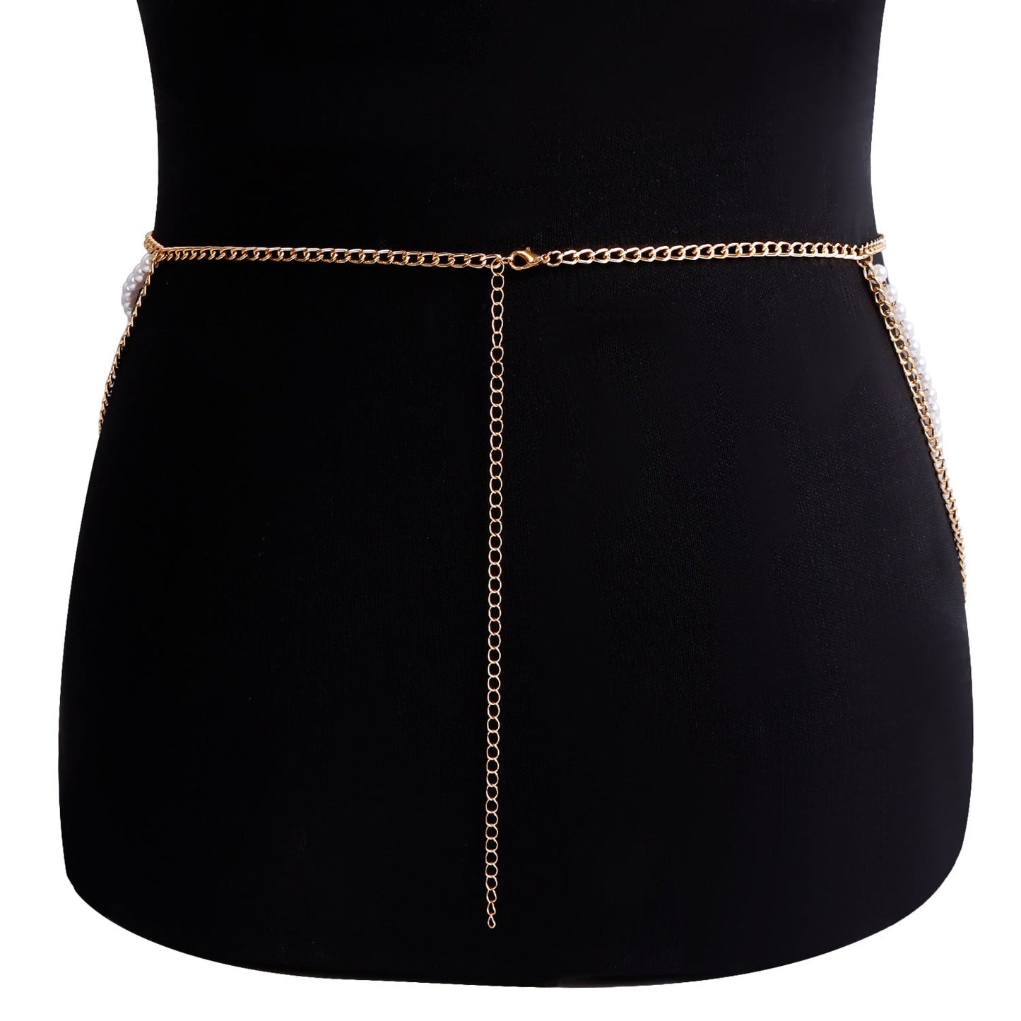 Sexy Body Jewelry Pearl Waist Chain for Women