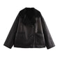 Reversible Fur & Leather Jacket