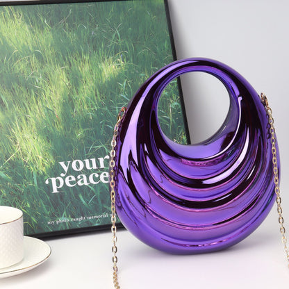 Acrylic Lock Women's Bag, Prom Bag, Party Purse, Prom Bags Clutch