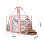 Waterproof beach bag, wet and dry separation fitness bag, toiletry bag, storage goggles, swimsuit swimming bag, Transparent Cosmetic Bag,