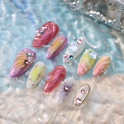 0949- Handmade press on nails fake nails removable