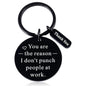 Stainless Steel Keychain Thanksgiving Inspirational Gifts for Family, Friends and Colleagues