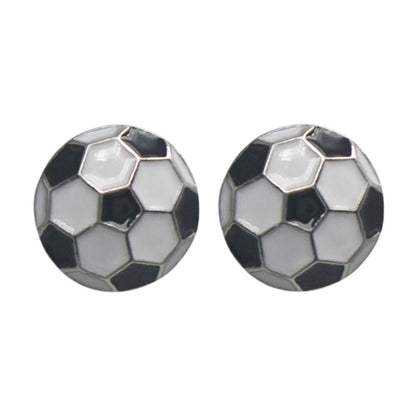Rhinestone Football & Rugby Earrings for Women - Sparkling Sports Fan Dangle Drop Stud Earrings