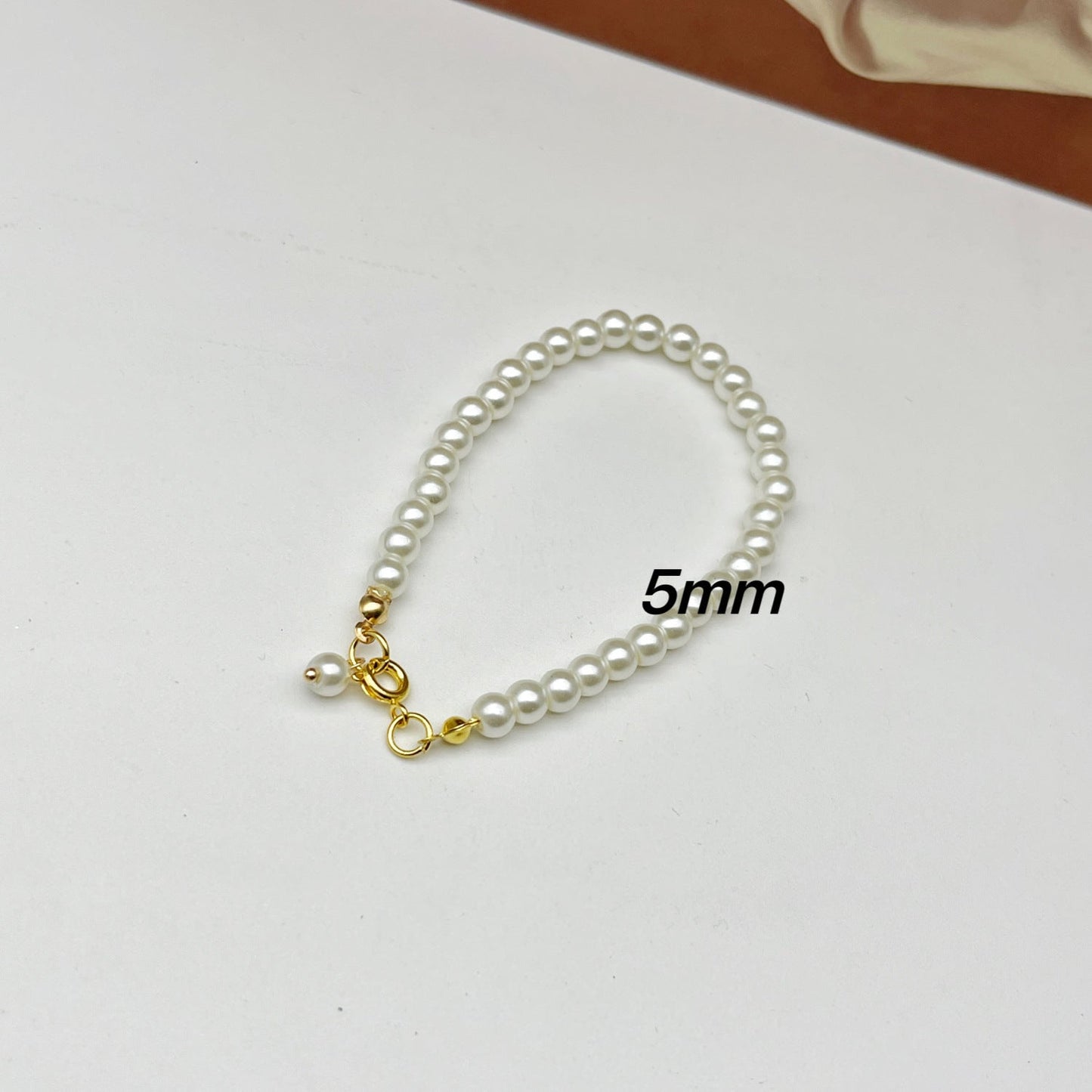 Glass Pearl Bracelet Woman Magnet Clasp