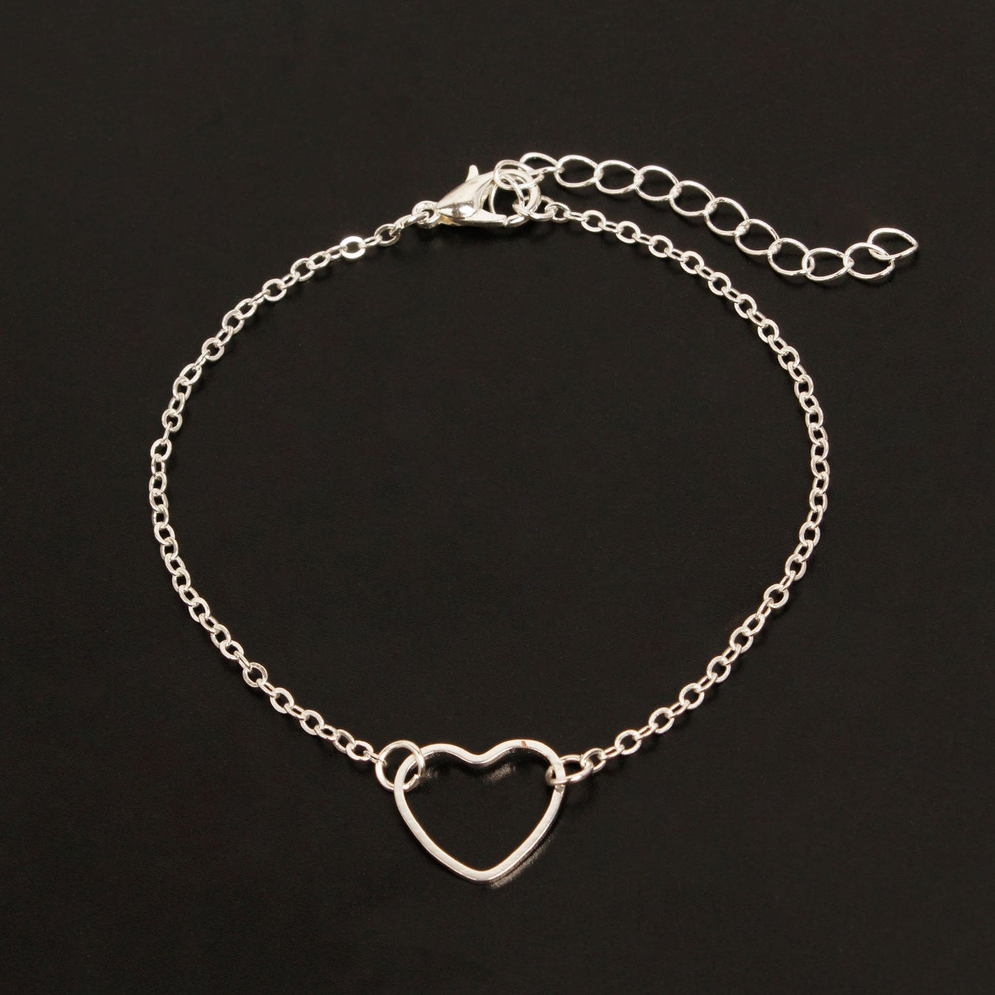 Fashionable Hollow Heart Bracelet
