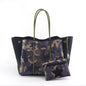 Neoprene Perforated Tote Set – Mother-Child Beach Bag, Water-Resistant Gym & Swim Duffle