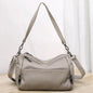 Elegant Genuine Leather Shoulder Bag – Stylish Crossbody & Underarm Mommy Bag hobo