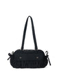 Small shoulder bag for women, pleated nylon shoulder bag, baguette bag, fashionable large capacity shoulder bag for women hobo