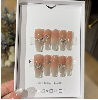 1034- Handmade press on nails fake nails removable