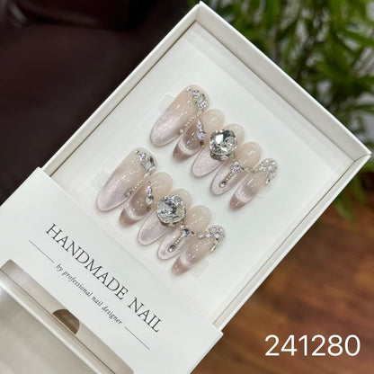 1028- Handmade press on nails fake nails removable