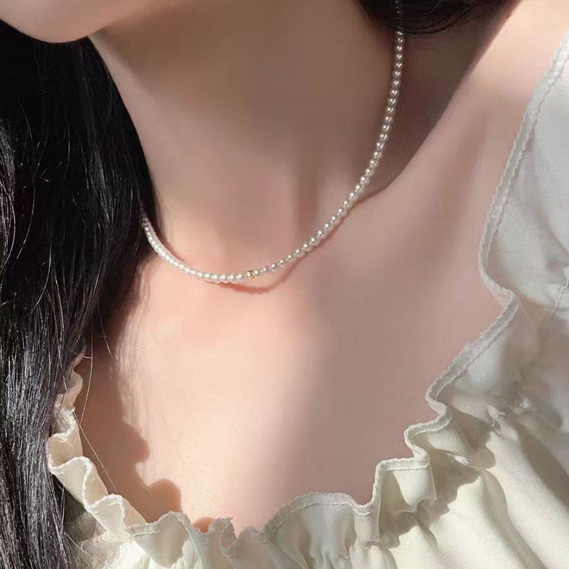 Vintage Multi Strands Pearl Pendant Necklace