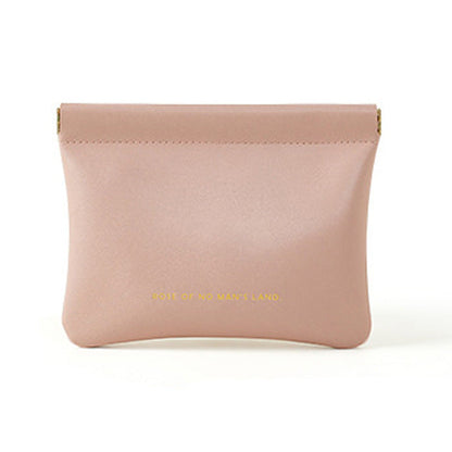 Automatic closing data cable, earphone portable storage bag, lipstick key, cosmetics portable small bag,